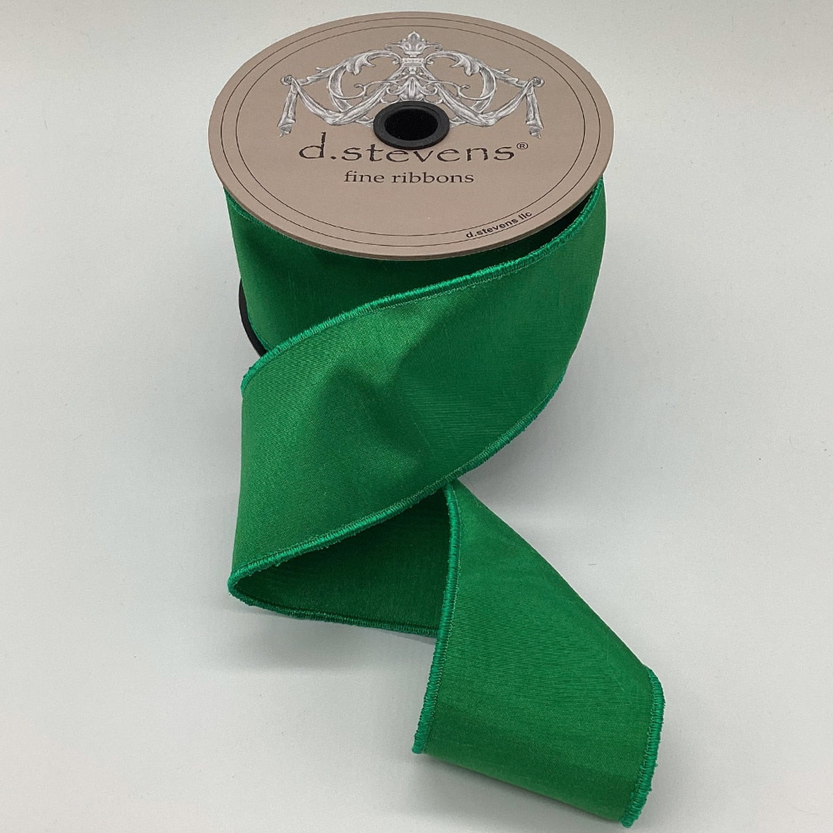 Kelly Green Faux Dream Dupion Ribbon 2.5" x 10 Yds