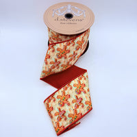 Gingerbread Red Taffeta Ribbon 4