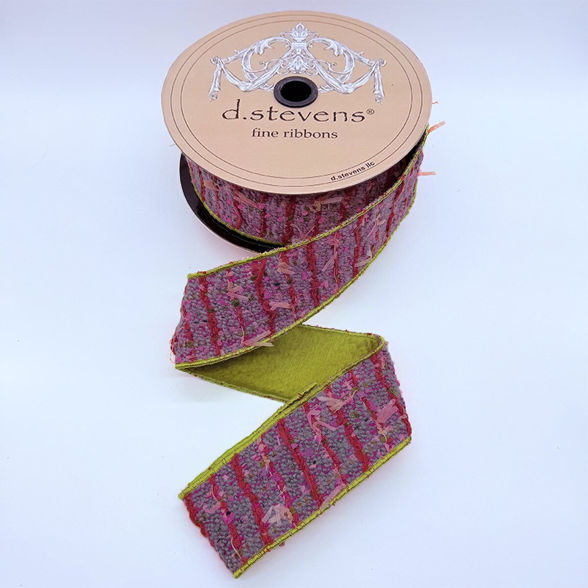 Boucle Ribbon Lavender Pink 2.5 Inch x 10 Yards