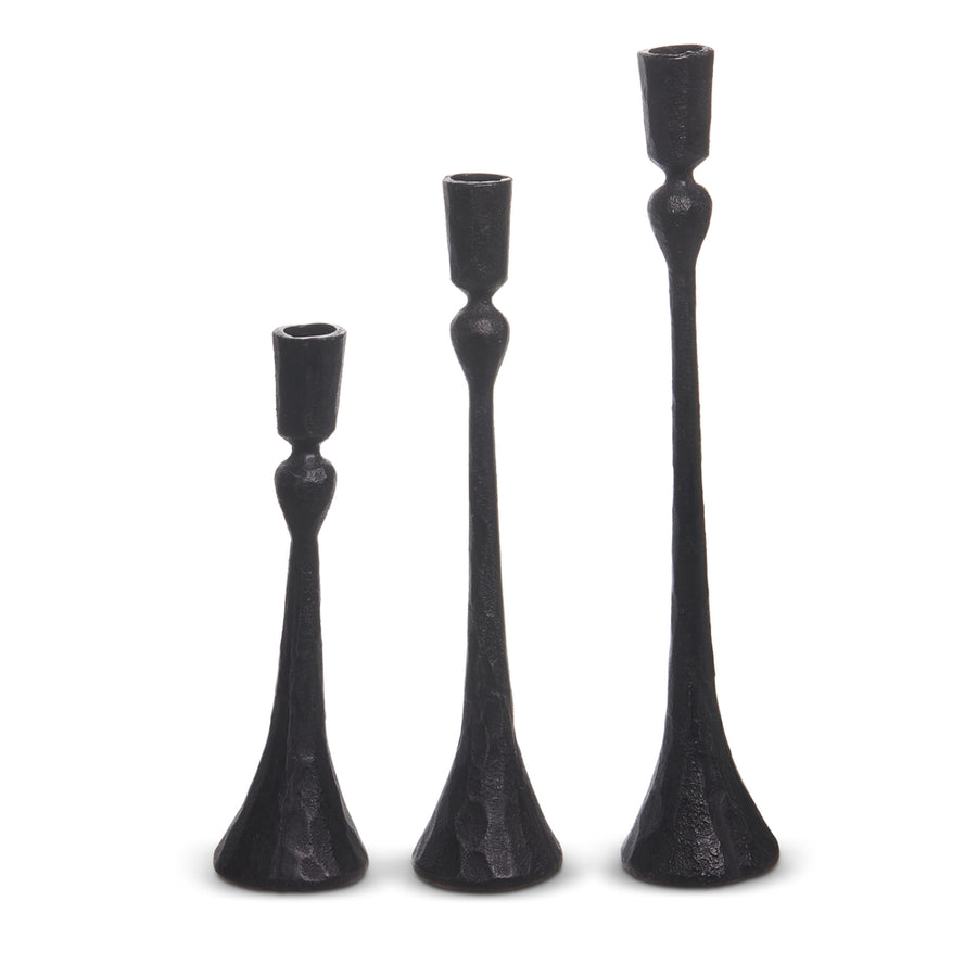 13.5" Black Candlesticks