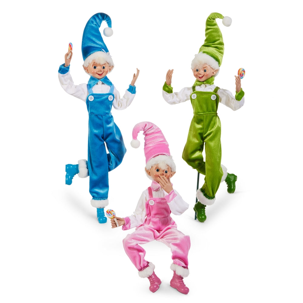 16" Jolly Posable Elf