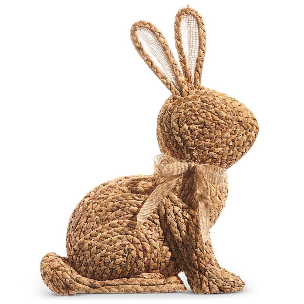 17.75" Natural Basketweave Bunny
