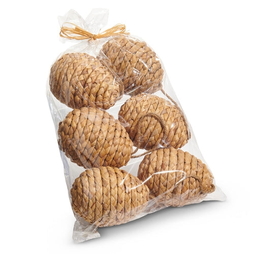 5" Bag of Natural Basketweave Eggs