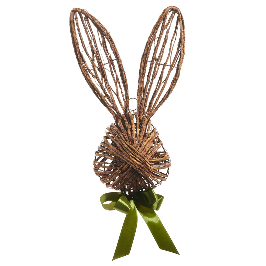 21" Open Vine Rabbit Head