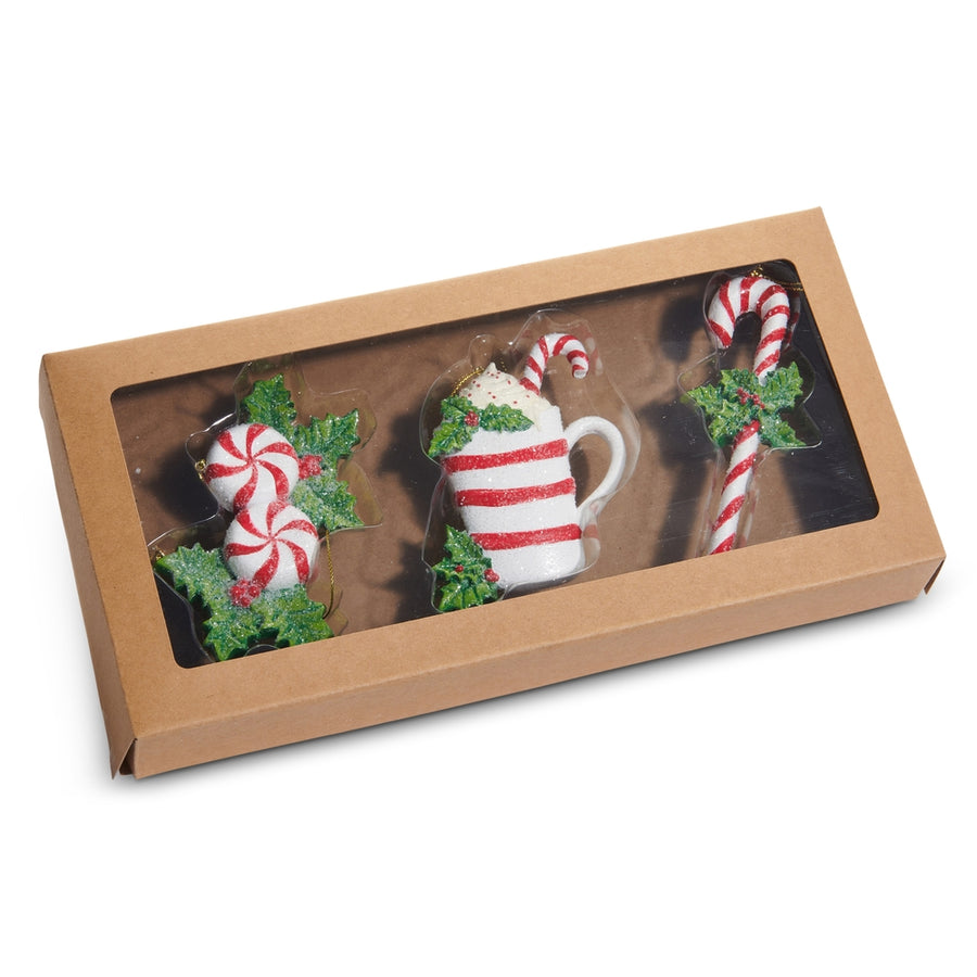 5" Box of Peppermint Lane Ornaments