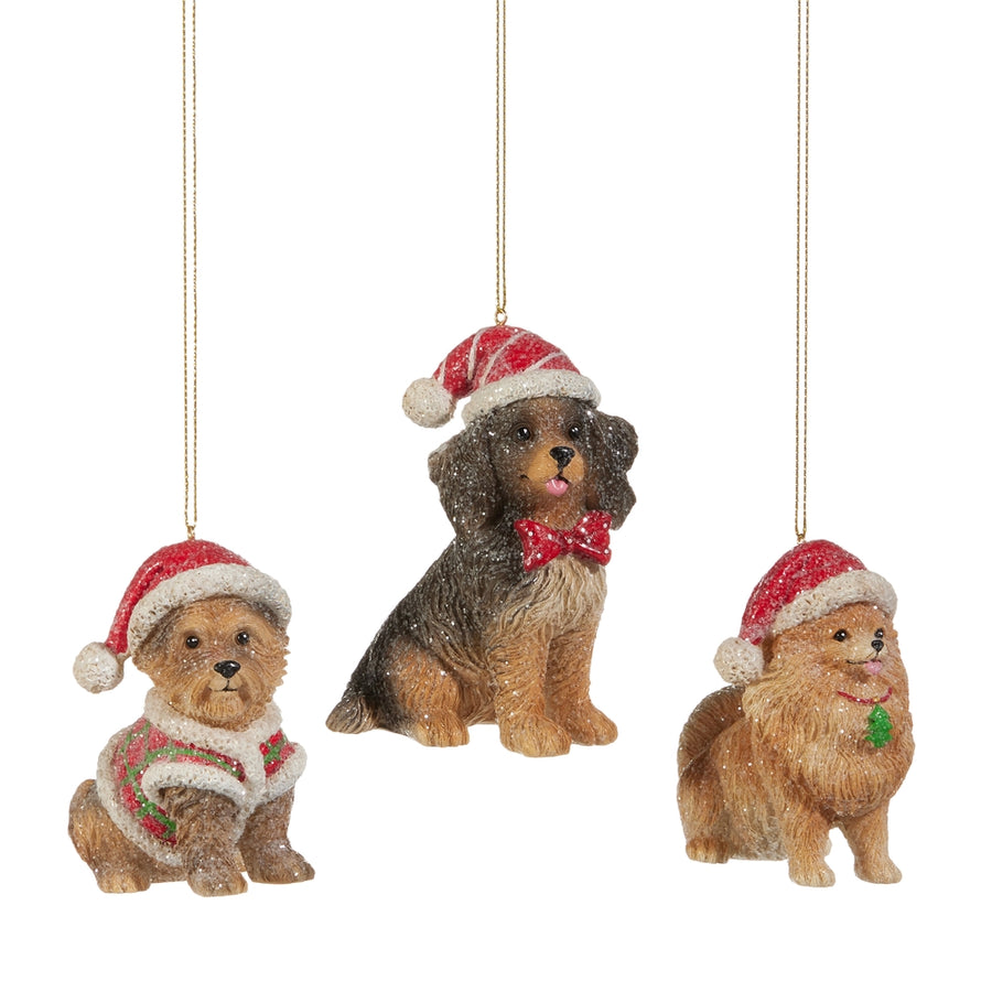 4" Santa's Best Friend Ornament
