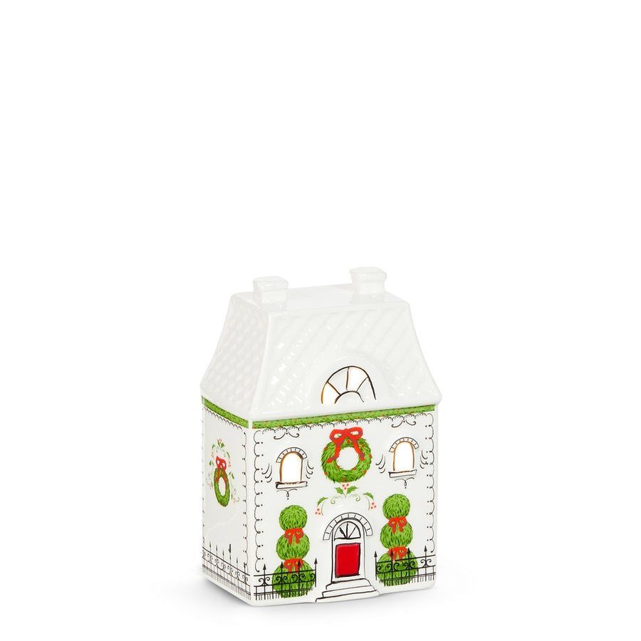 6" Lighted Village House