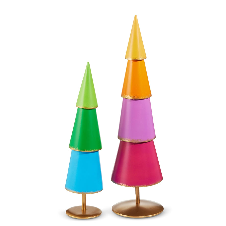 19" Color Block Trees