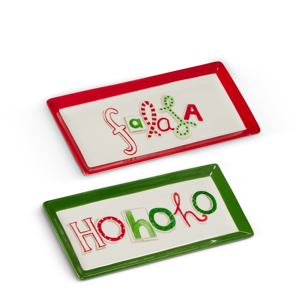 11.25" Falala and HoHoHo Tray