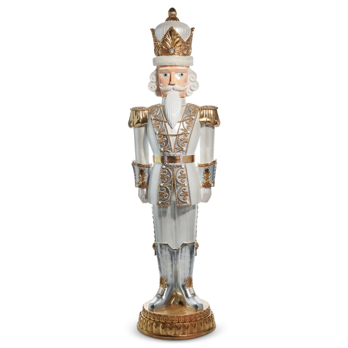 *DC* 76" Gold White Nutcracker