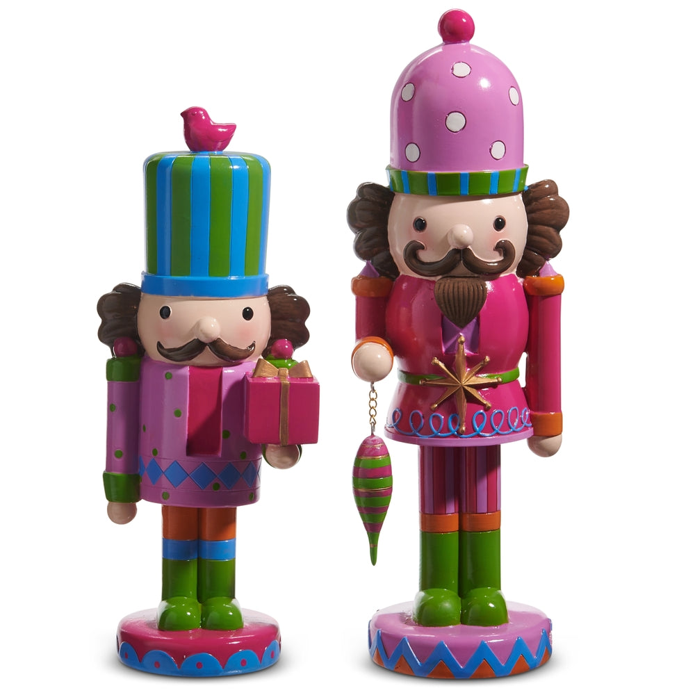 13.5" Bright Whimsical Nutcrackers