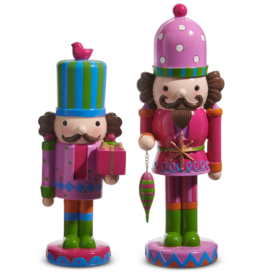 13.5" Bright Whimsical Nutcrackers