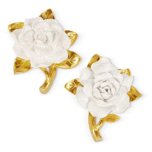 6" Gilded Gardenia and Rose