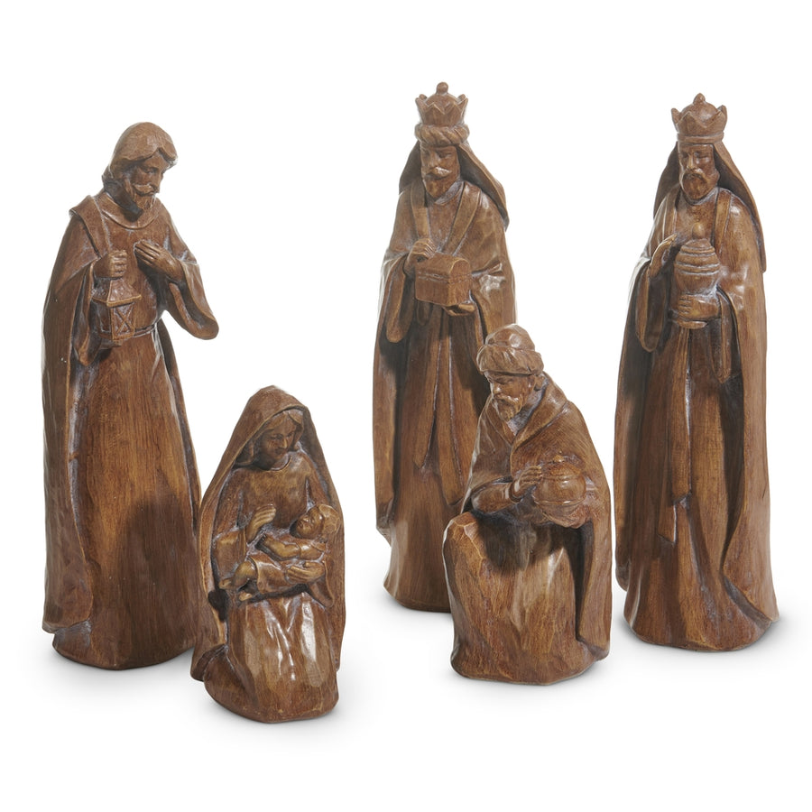 14" Copper Nativity