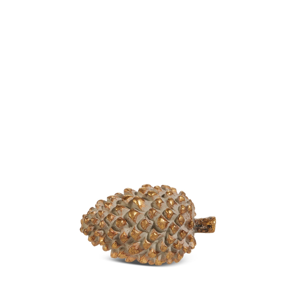 4.5" Gilded Pinecone