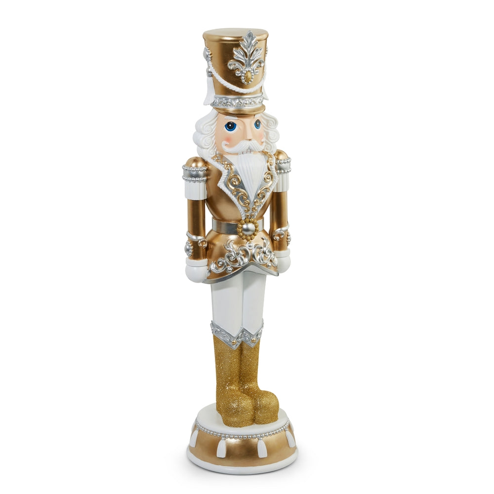36" Gold and Silver Nutcracker