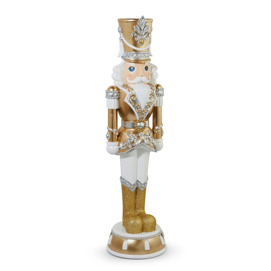 48" Gold and Silver Nutcracker