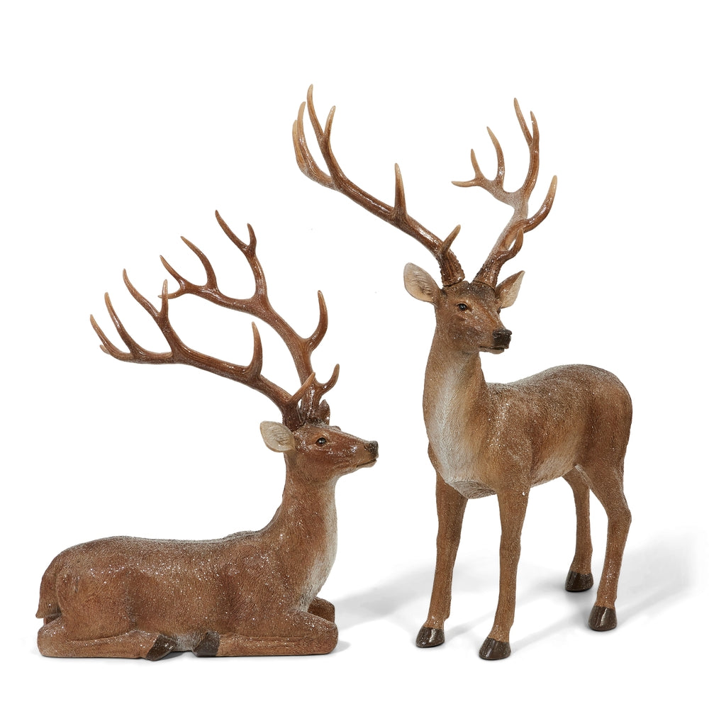 30" Wood Look Deer