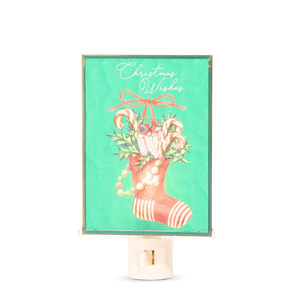 6.25" Magic of Christmas Wishes Stocking Night Light
