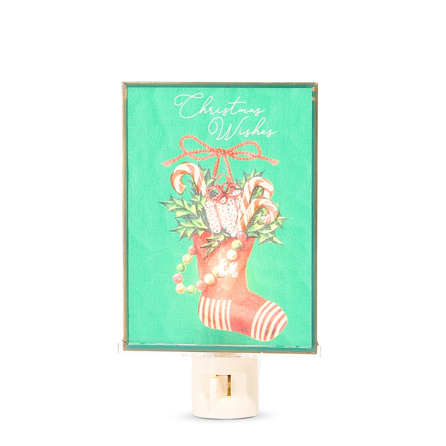 6.25" Magic of Christmas Wishes Stocking Night Light