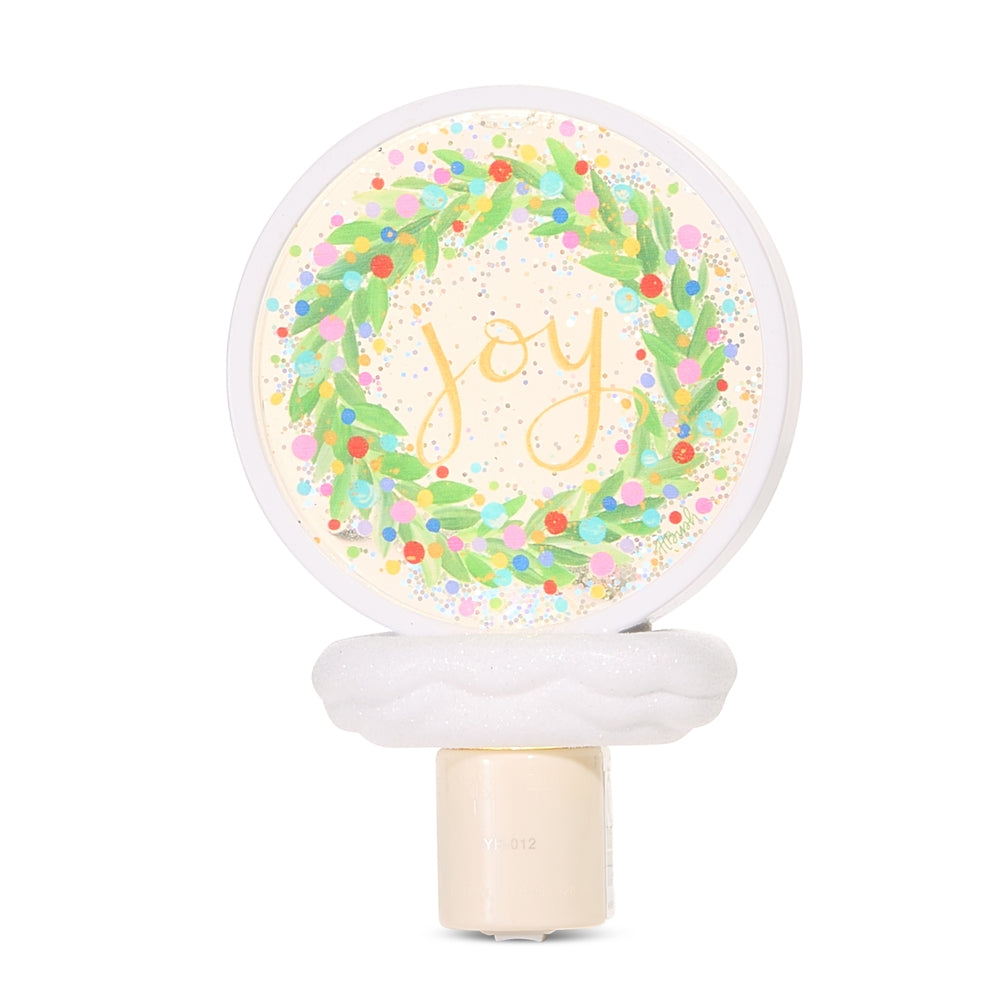 6.5" Confetti Wreath of Joy Night Light