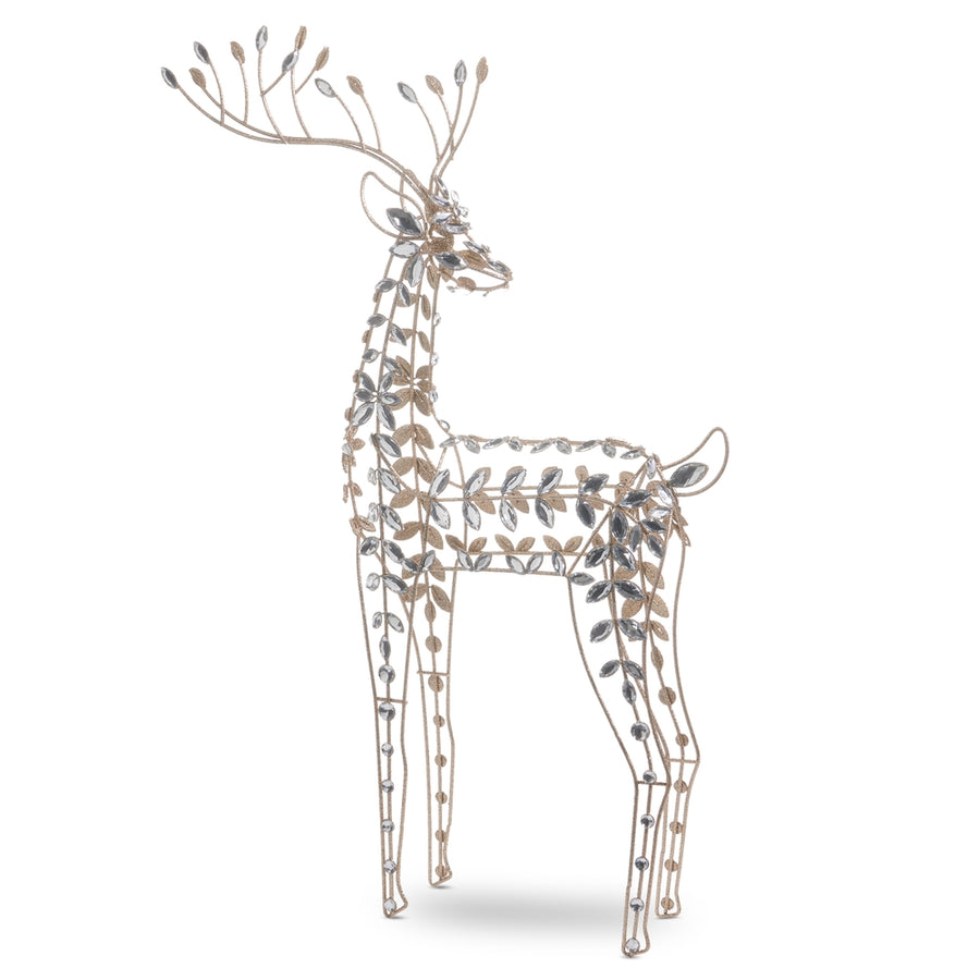 27" Jeweled Standing Deer
