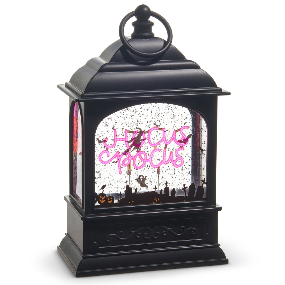 9" Lighted Neon Halloween Water Lantern