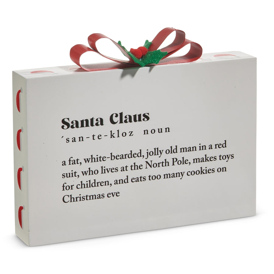 8.75" Santa Definition Block