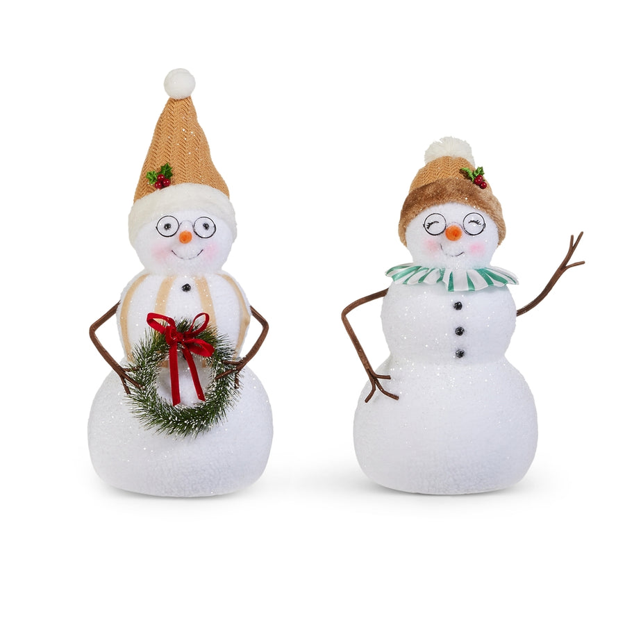 21" Woodland Snowman