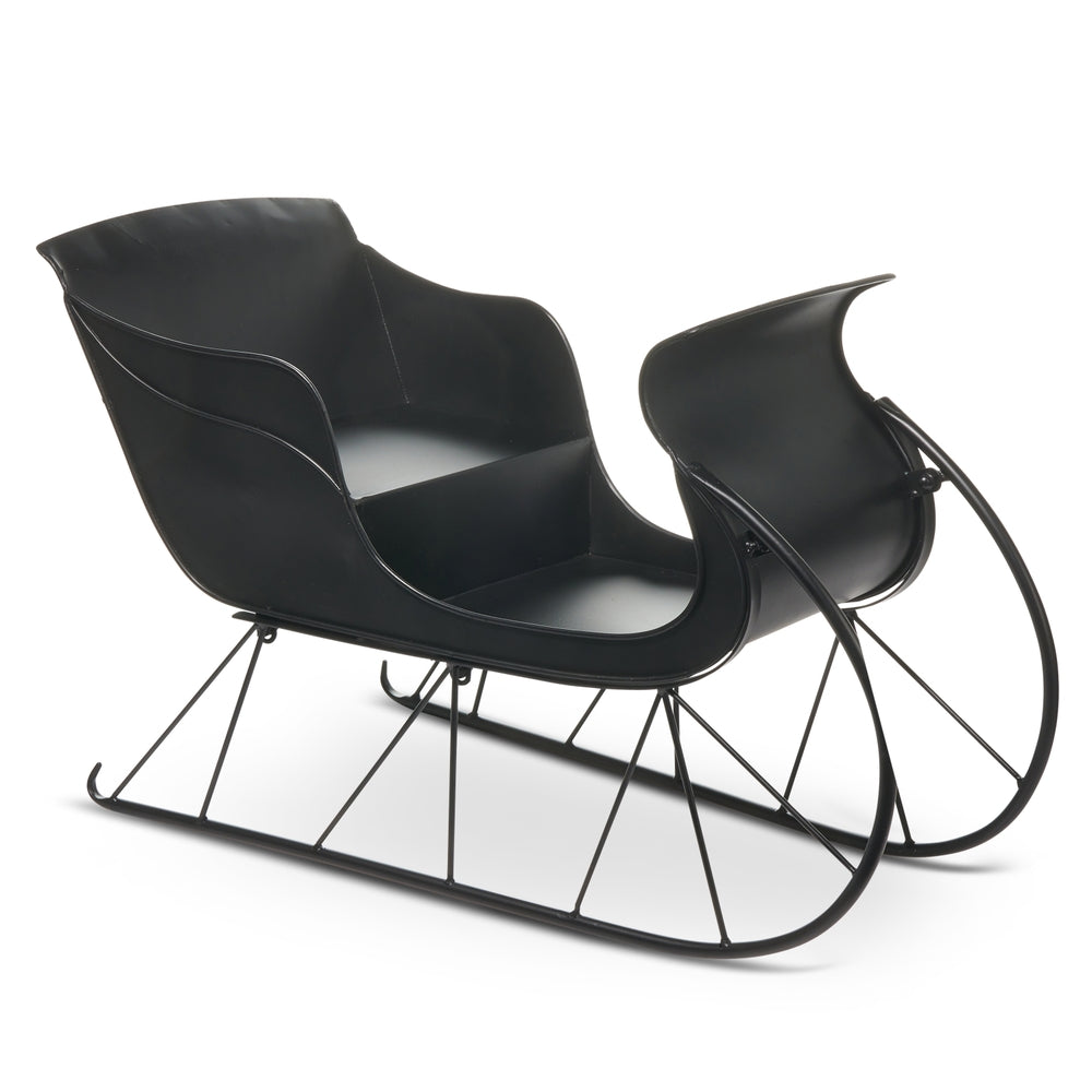 25.25" Black Sleigh