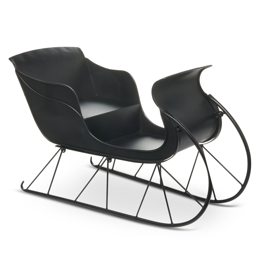 25.25" Black Sleigh