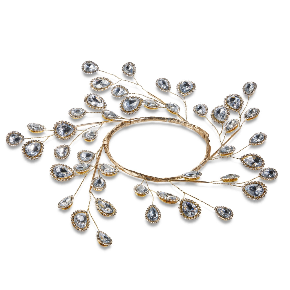 3.5" Jeweled Candle Ring