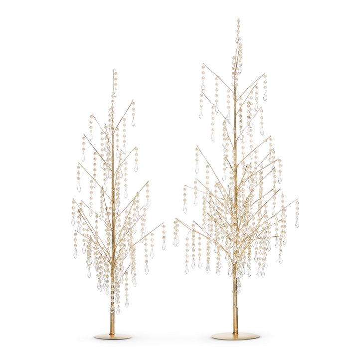 29.5" Dripping Pearl Trees