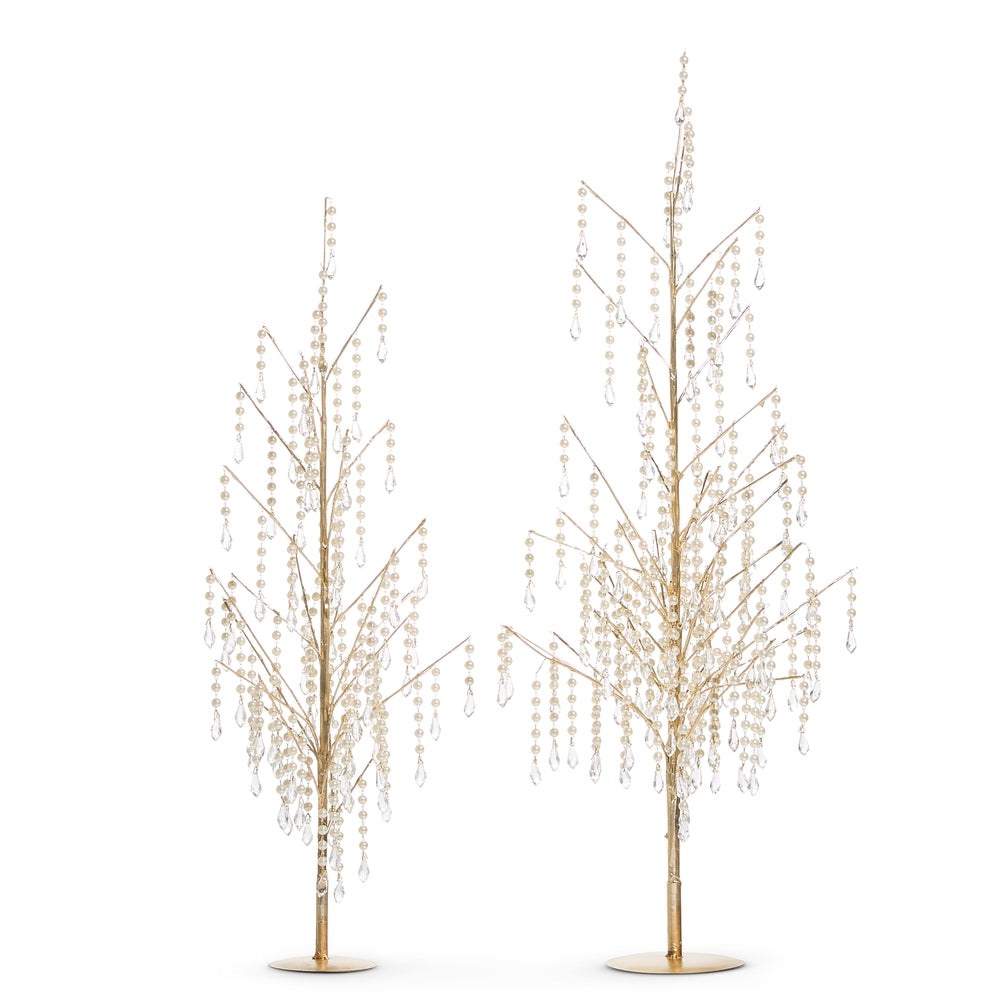 29.5" Dripping Pearl Trees