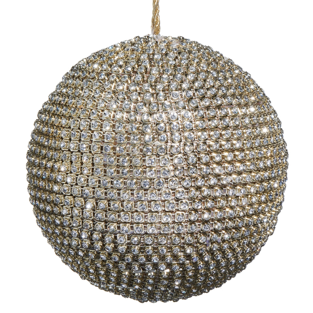 5.5" Gold Jewel Ball Ornament