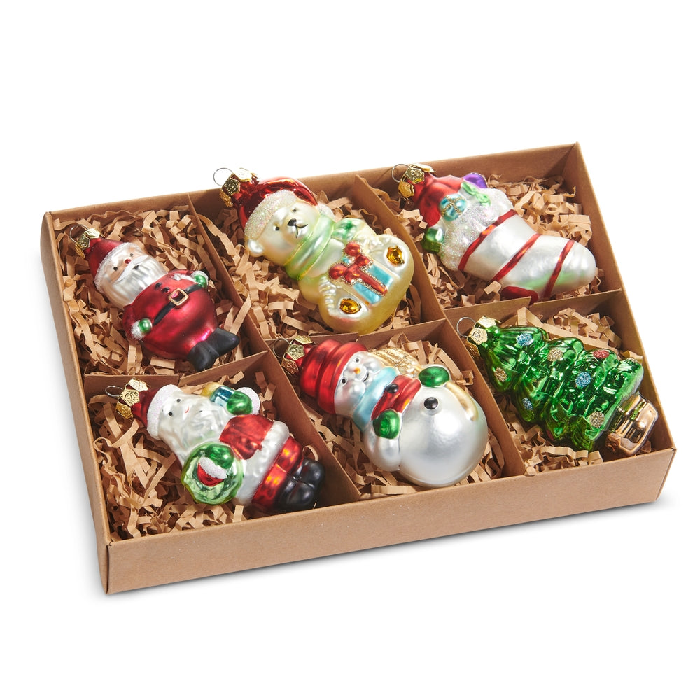 3.25" Box of Vintage Icon Ornaments