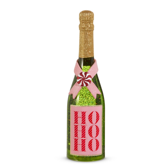 12.5" Bottled Christmas Cheer Water Wine Bottle