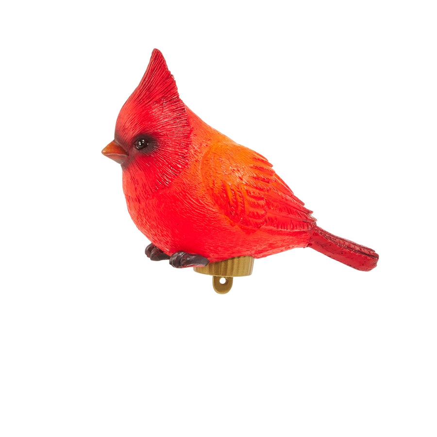 5" Lighted Cardinal Clip-on Ornament