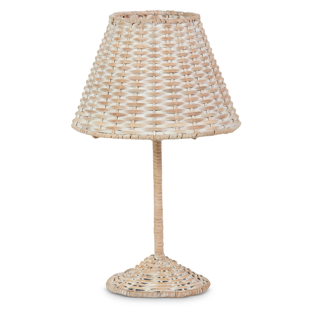 16.75" Woven Candle Holder with Shade