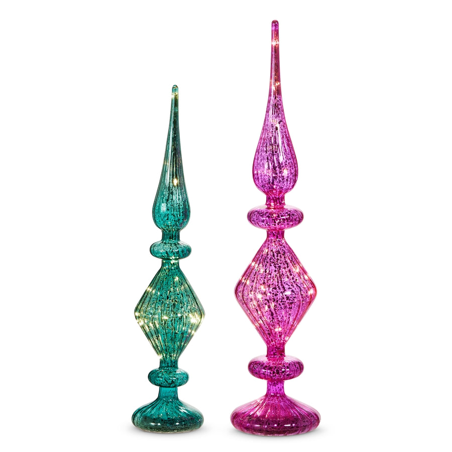 19" Lighted Tabletop Finials