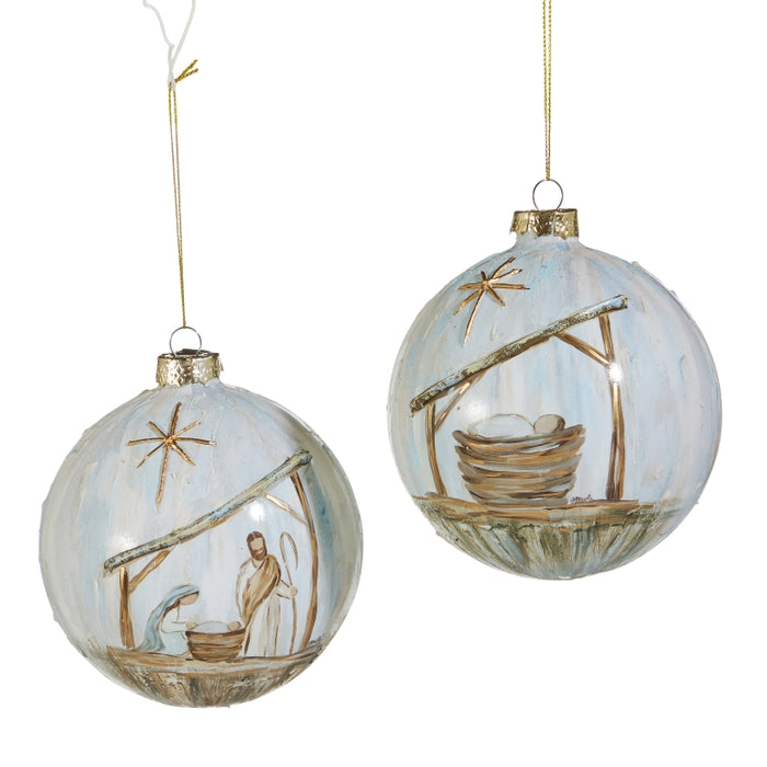 5" Holy Night Ball Ornament