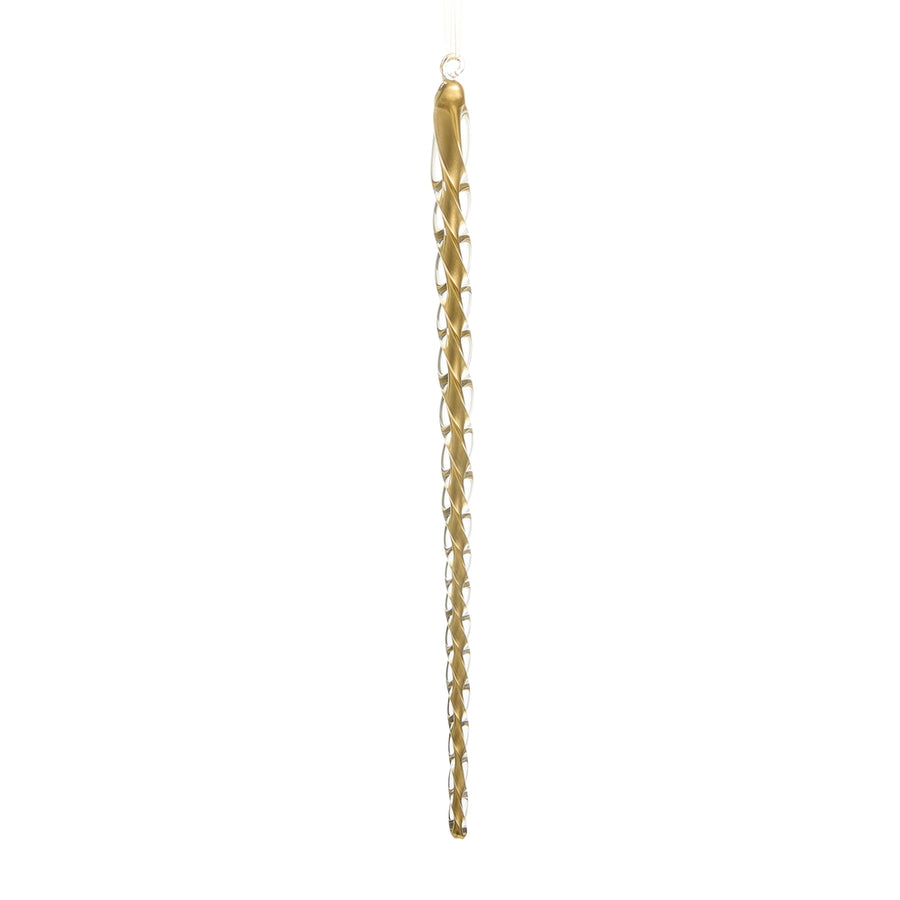 16" Gold Icicle Ornament