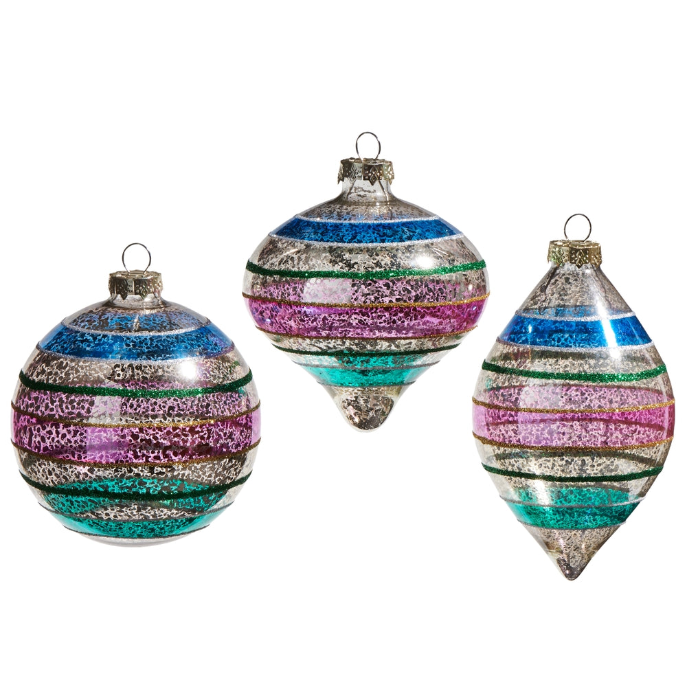 4" Multicolor Vintage Ornament