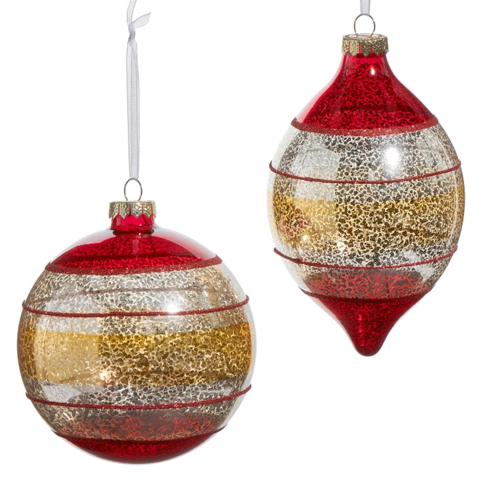 5" Red Vintage Ornament