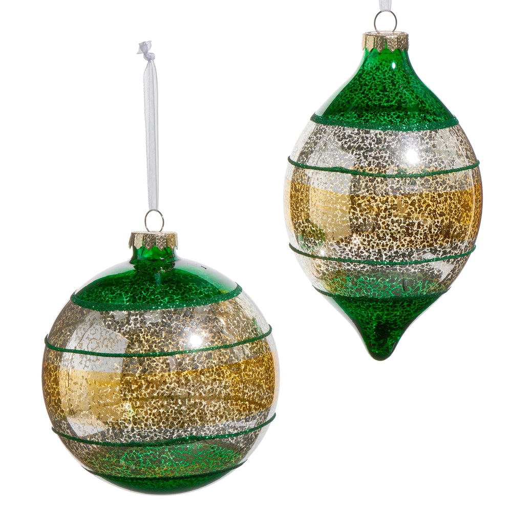 5" Green Vintage Ornament