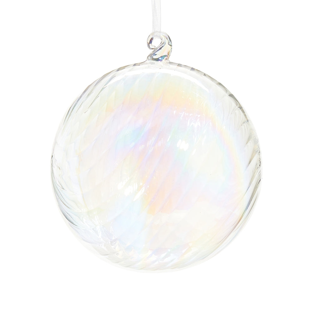 6" Iridescent Ball Ornament