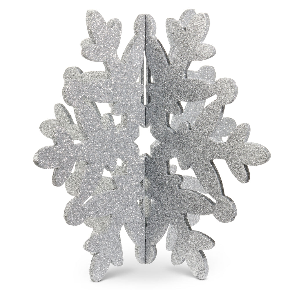 24" Silver 3-D Snowflake