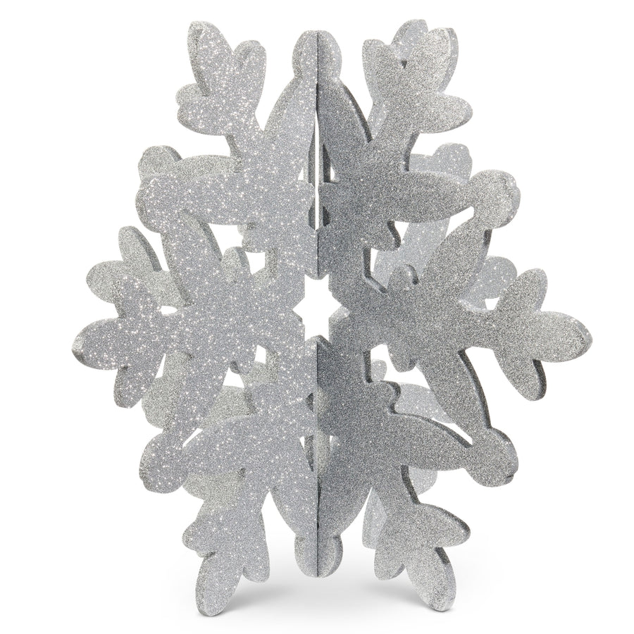 24" Silver 3-D Snowflake