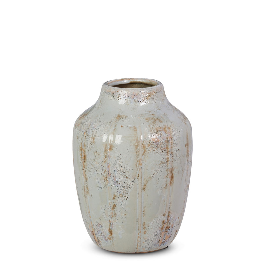 9" Whitewash Vase