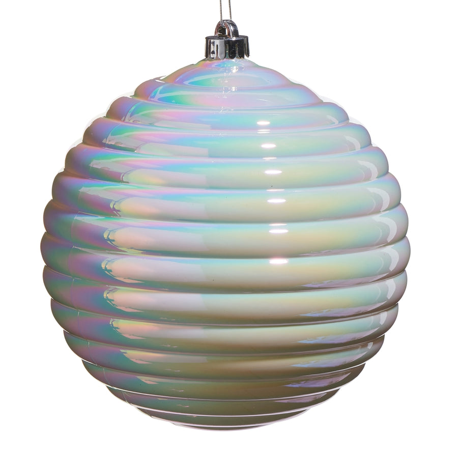 8" Iridescent Ball Ornament
